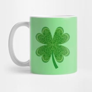 Four Leaf Clover St. Patrick's Day Shamrock Mug